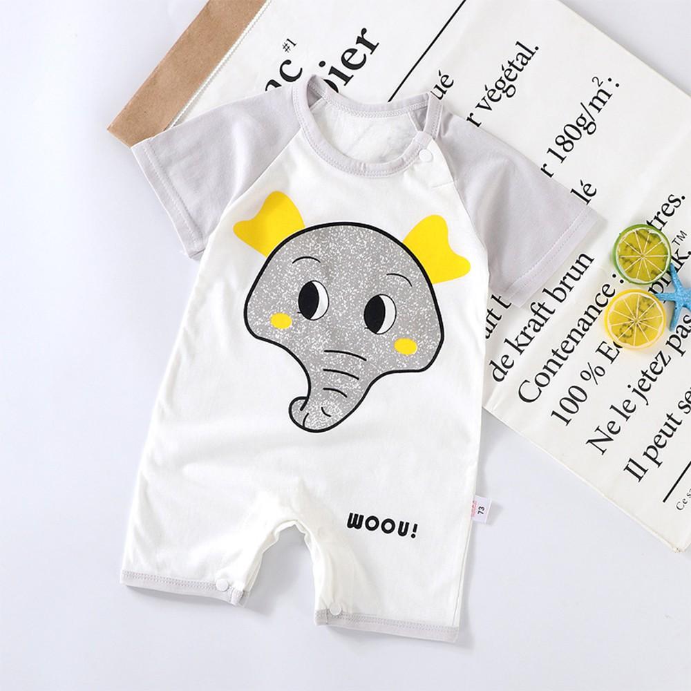 Bodysuit,body đùi xuất Hàn cho bé trai, bé gái, chất cotton 100% cho bé 3-12kg_ BD06