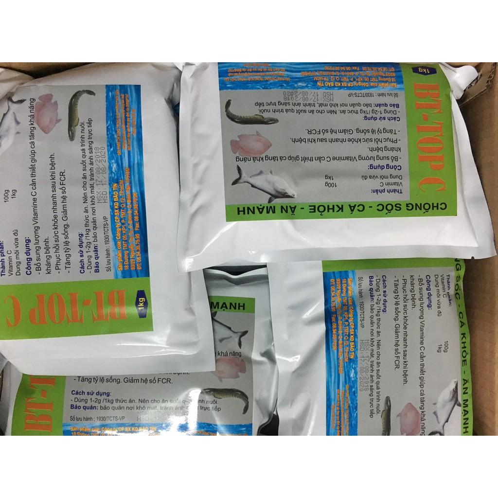 Vitamin C chống sốc, giúp cá phục hồi sức khỏe, ăn mạnh