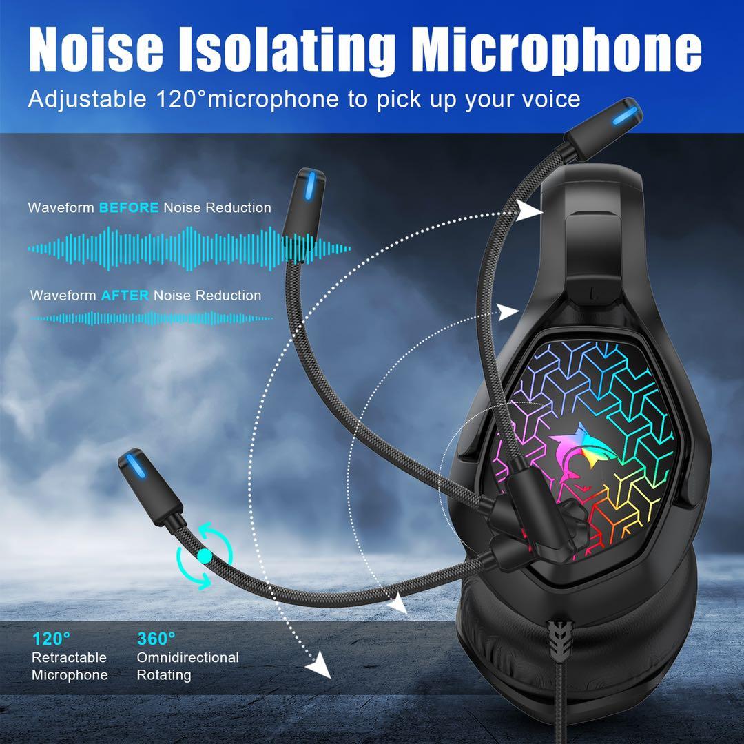 Tai Nghe Game Thủ Có Dây Tai Nghe Cho Máy Tính/PS4/XBOX Tai Nghe Có Micro Casque Chơi Game 3.5Mm Âm Thanh Stereo Tai Nghe máy Tính