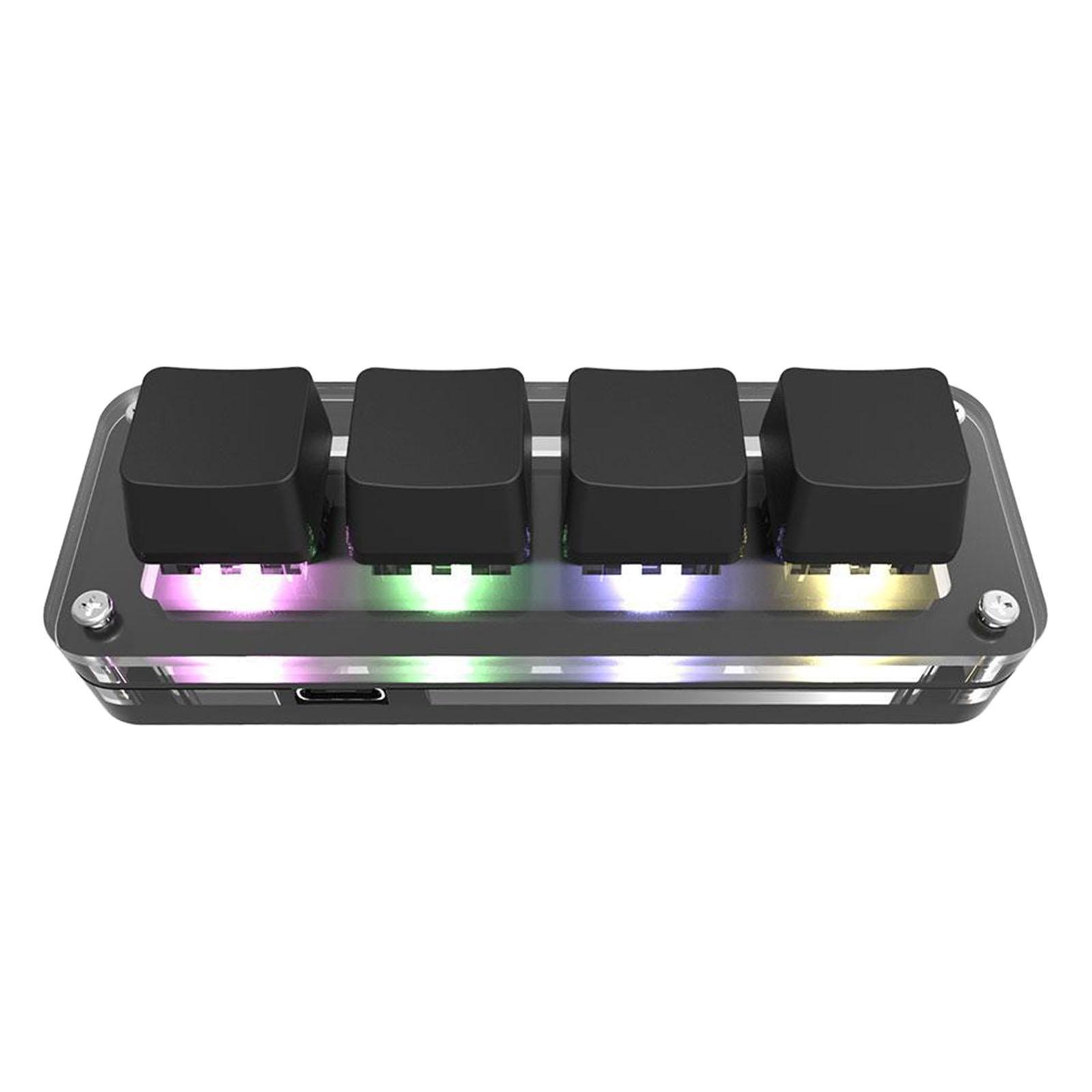 4 Keys Keyboard Replacement Copy Paste Keypad for Gaming Programming