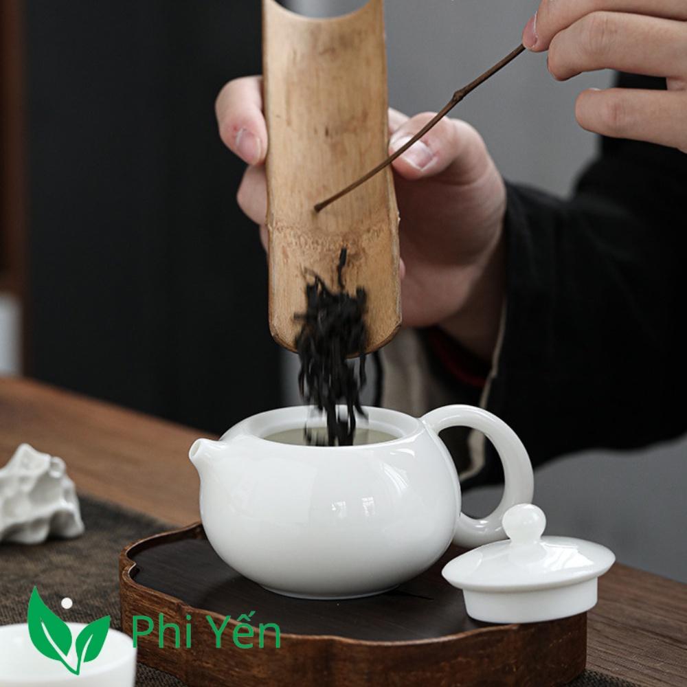 Ấm trà Tây Thi - Bạch Định thấu quang