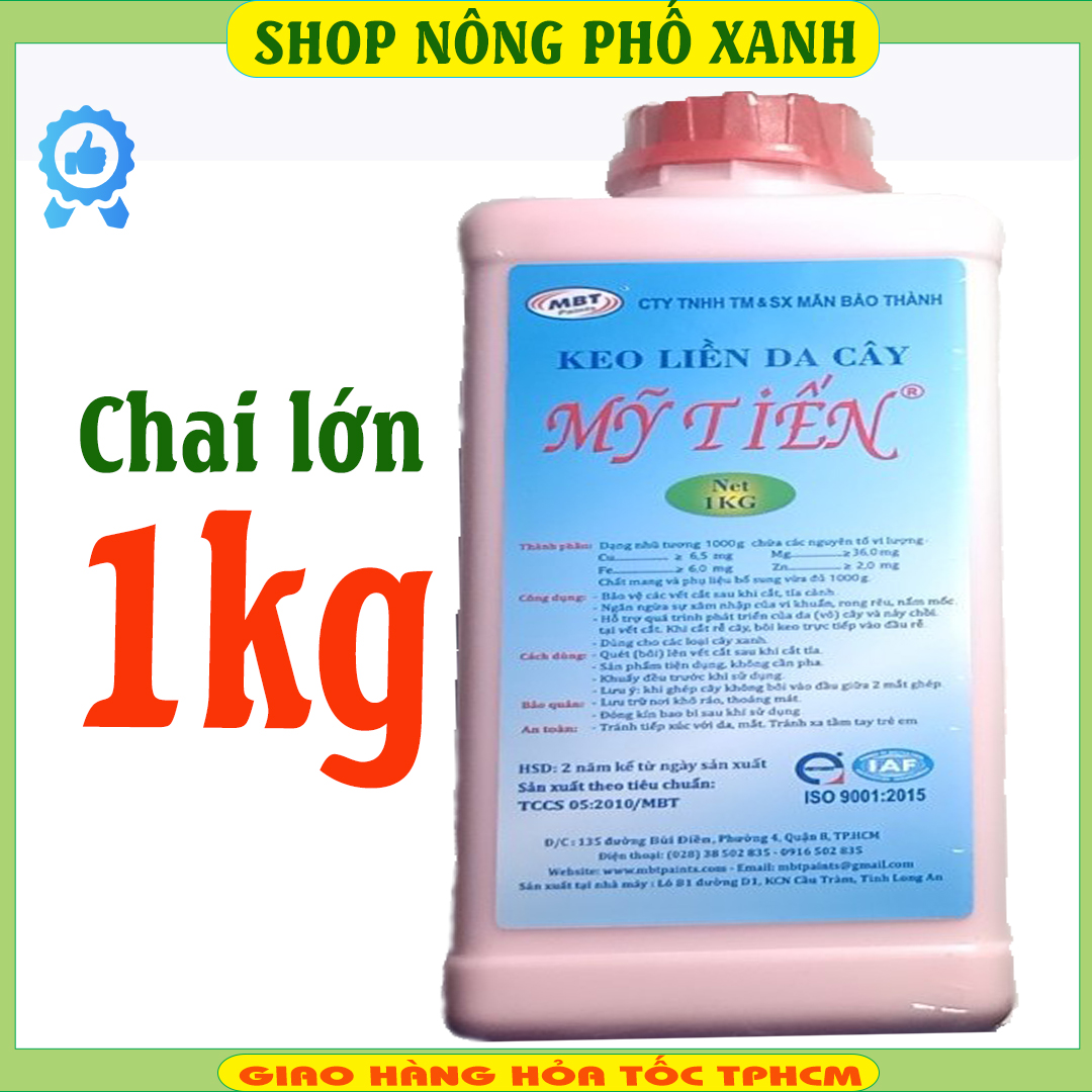 Keo liền sẹo cây, keo liền da cây Mỹ Tiến chai lớn 1kg