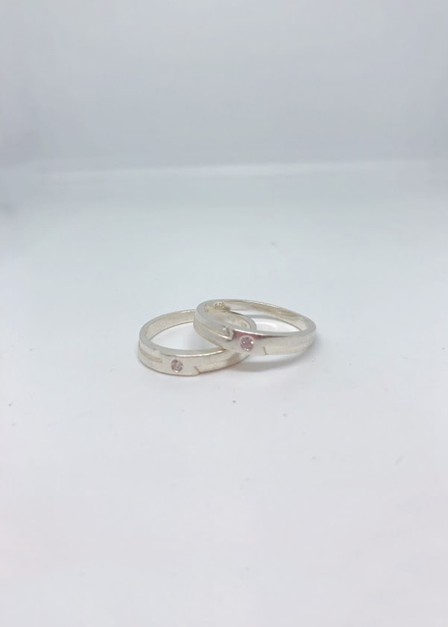 Nhẫn Đôi - Mẫu 14-NĐ0014Cỡ Trung