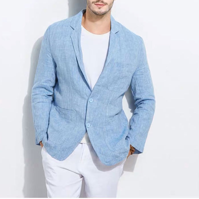 Áo khoác nam blazer nam chất linen mặc cực kì trẻ trung csd06