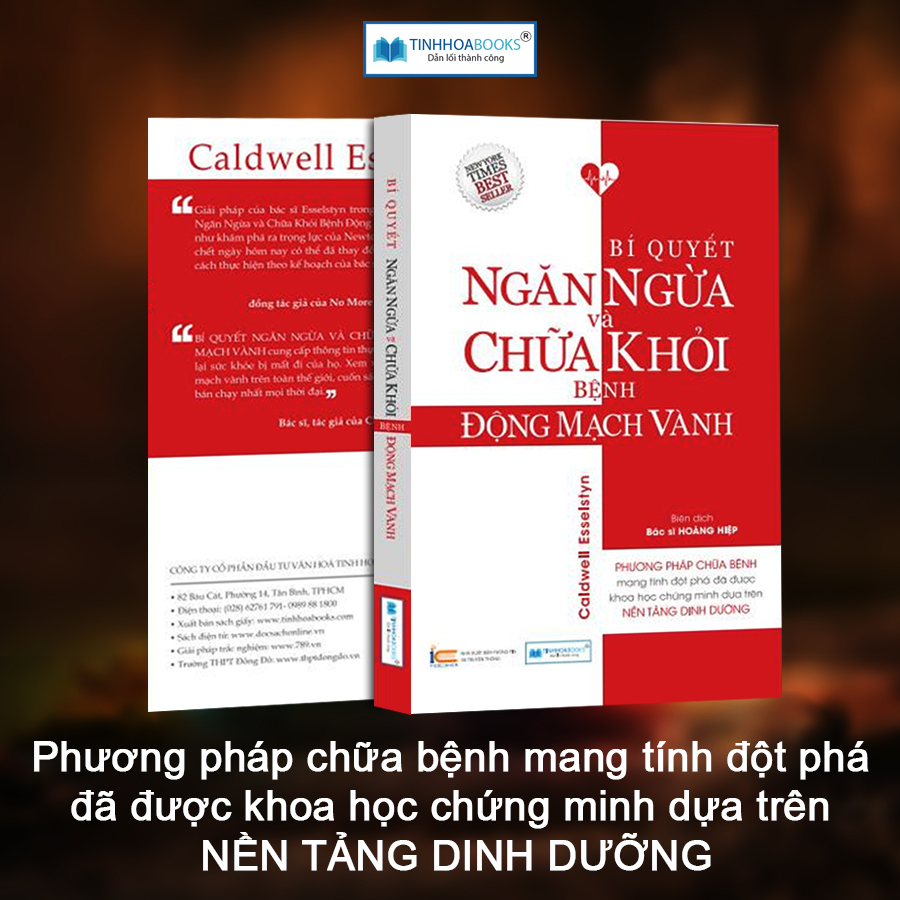 Combo Sách Liệu trình dinh dưỡng tối ưu + Bí quyết ngăn ngừa và chữa khỏi bệnh động mạch vành