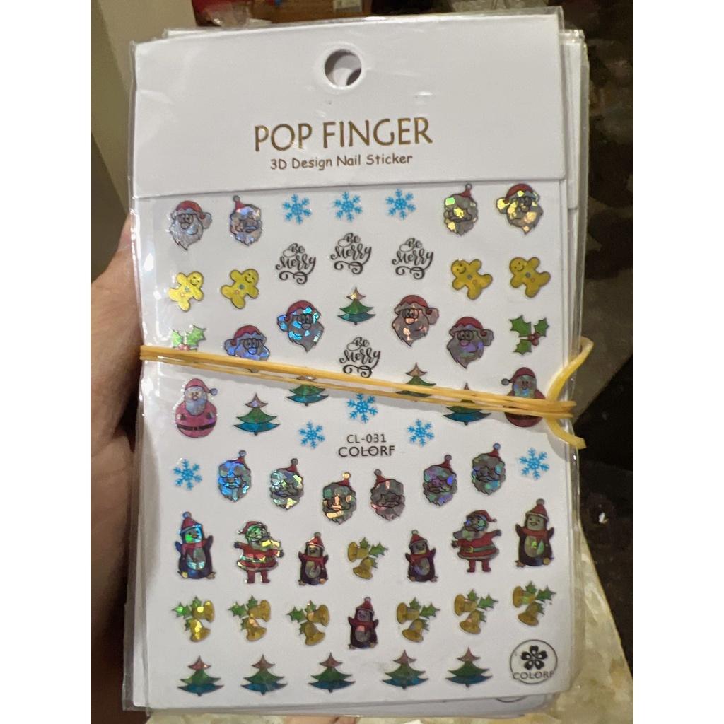 sticker trang trí nail mã cl031