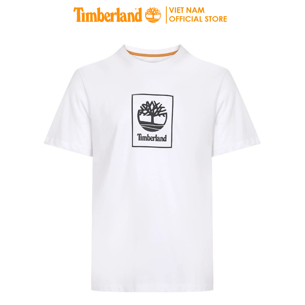 Áo Thun Ngắn Tay Nam Timberland Tree Logo Tee White - TB0A5PJV