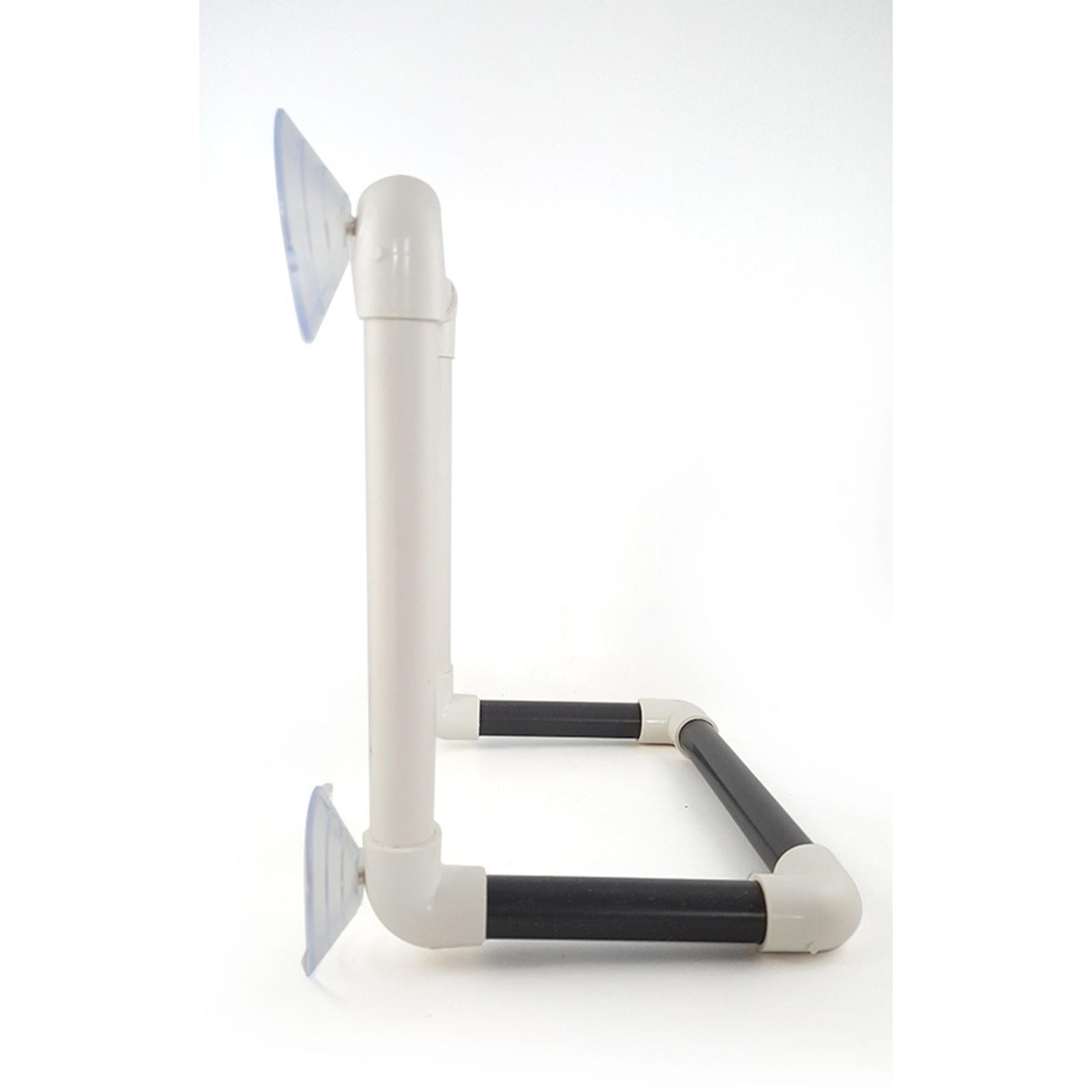 Bird Perch Stand Parrot Shower Stand Suction Cup Standing Toy Window Play