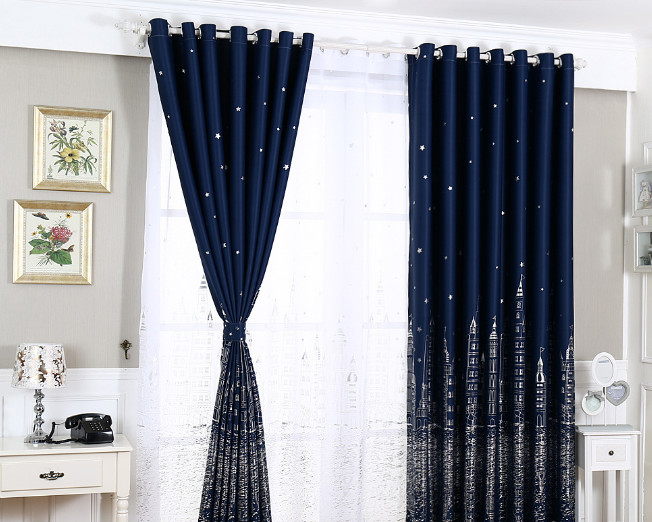 RÈM CỬA THÀNH PHÔ ĐEN SIZE 3M NGANG X 2M7 CAO
