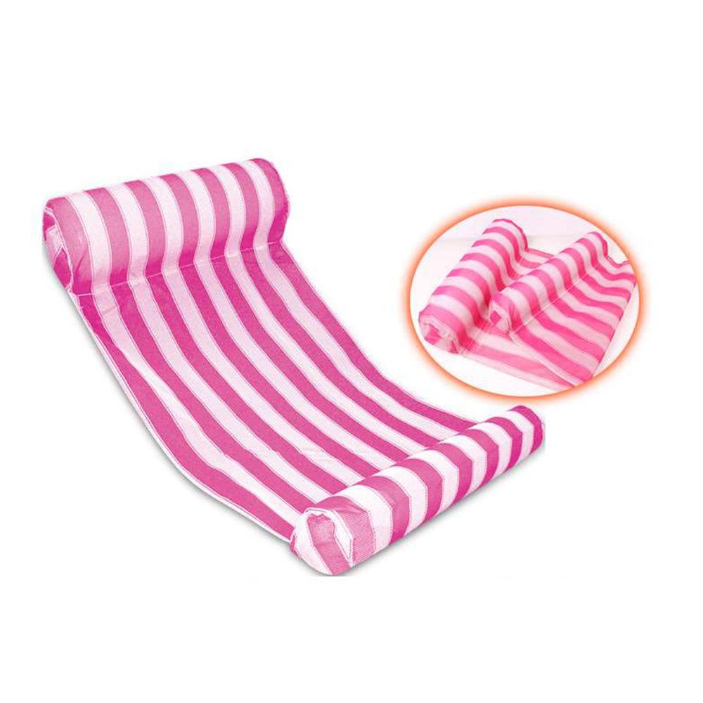 Võng hồ bơi bơm hơi, Nệm bơm hơi dễ dàng phao 4 trong 1 cho người lớn, Ghế giường nổi di động trên nước cho bể bơi trên biển, xanh dương