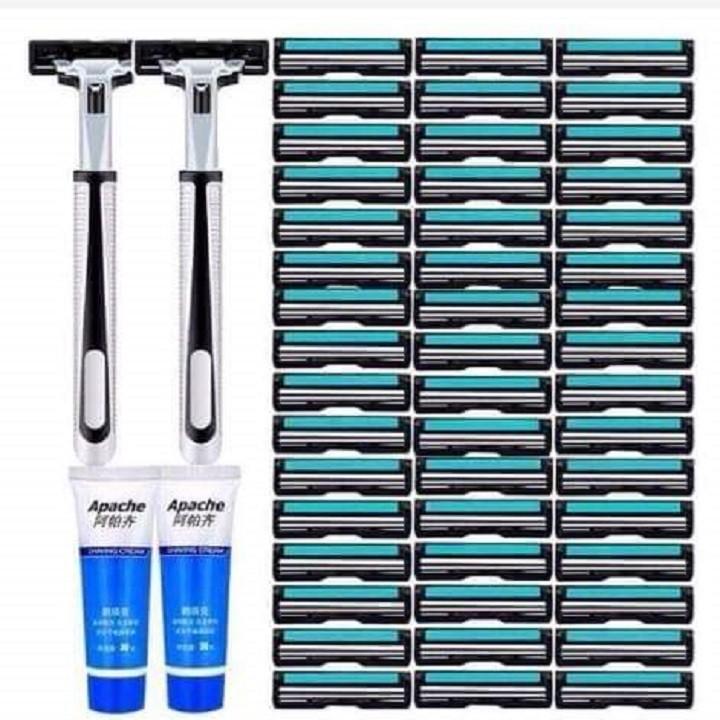 combo dao cạo râu kèm 35 lưỡi HBH005