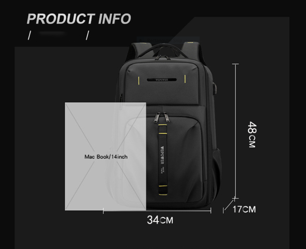 Balo laptop thông minh đa chức năng chống thấm nước cao cấp phong cách mới
