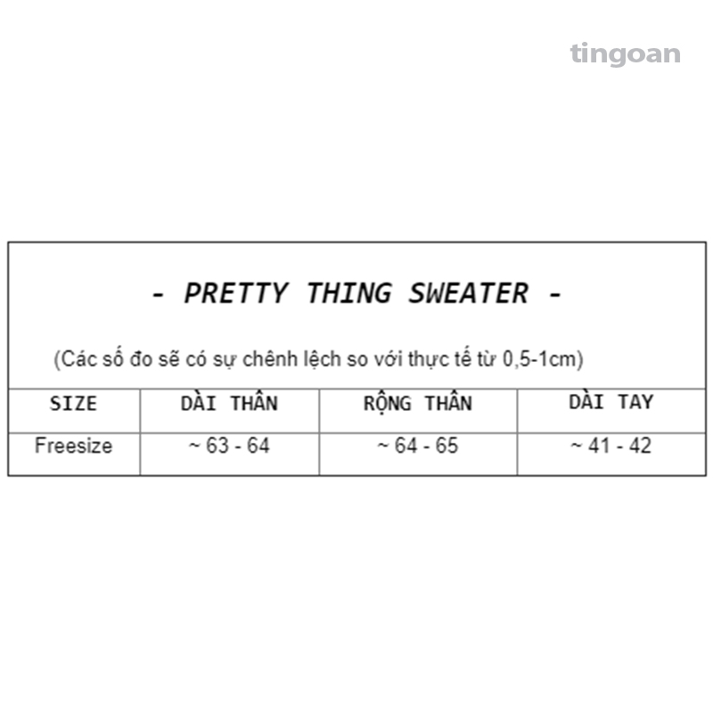 Áo len cổ V đen PRETTY THING SWEATER/BL