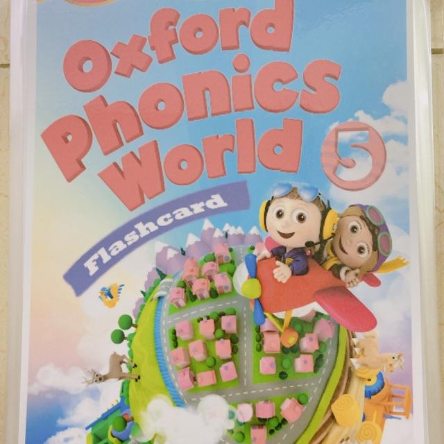 Flashcard dành cho giáo trình OXFORD PHONICS WORLD 5- 96 thẻ ép plastic bền đẹp