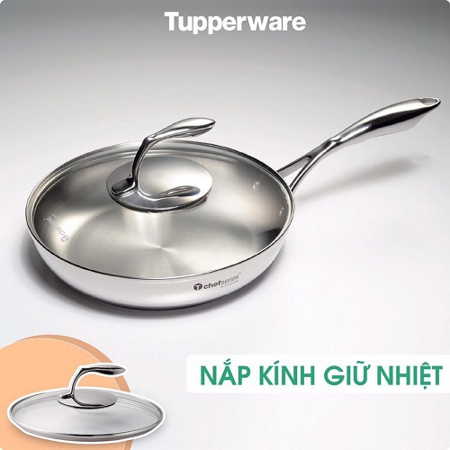 Chảo T Chef Series Frypan 28cm (nắp kính)