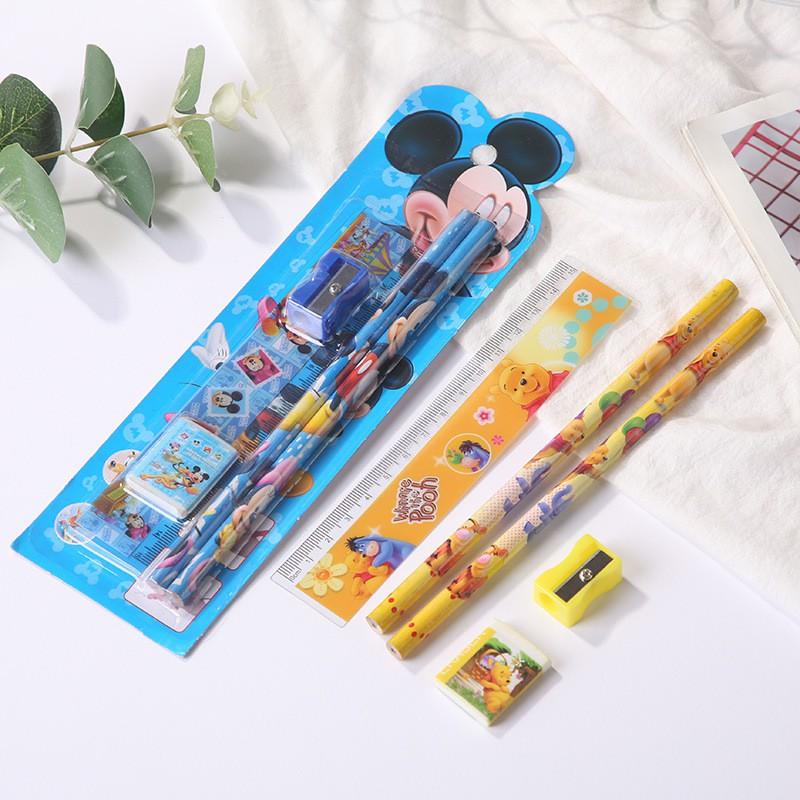 Bộ dụng cụ học tập 5 trong 1 xinh xắn đáng yêu dành cho trẻ em