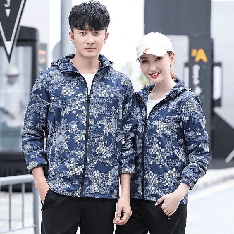 Áo khoác dù cặp đôi camo cao cấp chống thấm nước dành cho các bạn trẻ , mang cặp đôi THỜI TRANG NAM 1986