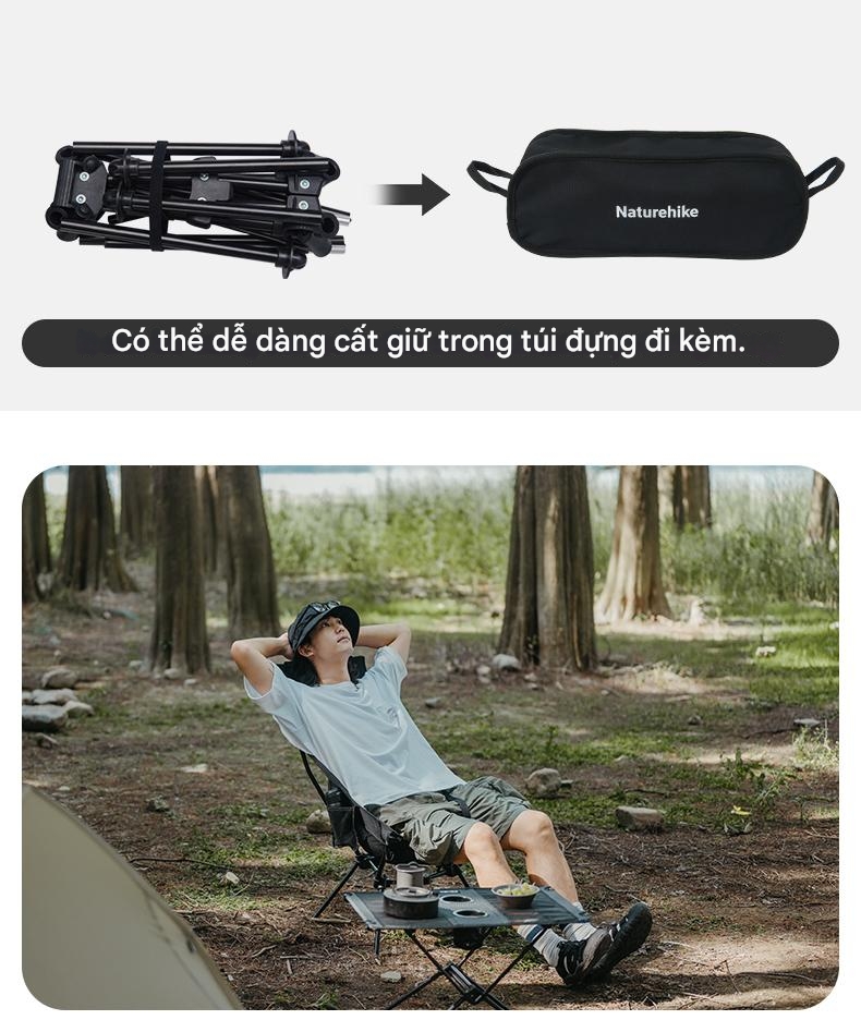 Ghế Mặt Trăng Clamshell Naturehike CNK2450JJ018 và CNK2450JJ019