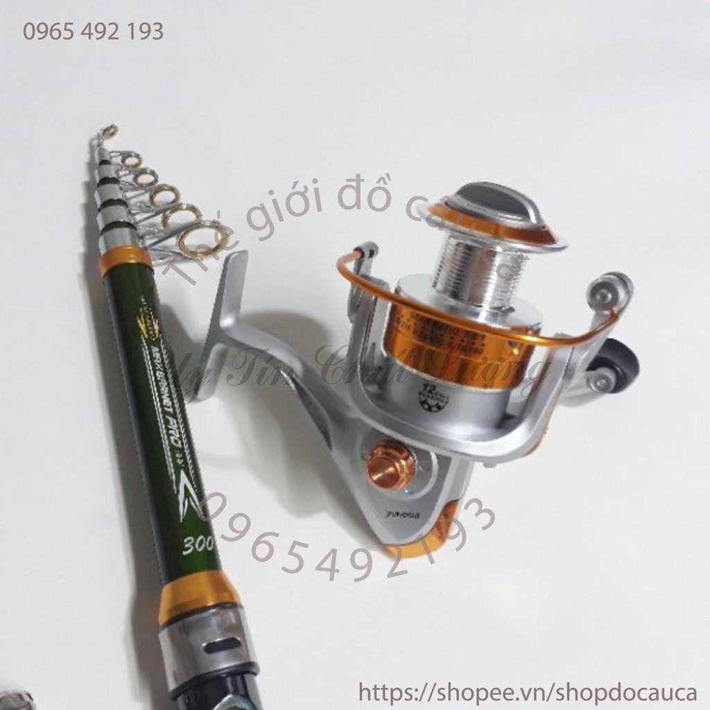 Bộ cần câu rút 3m máy 6000
