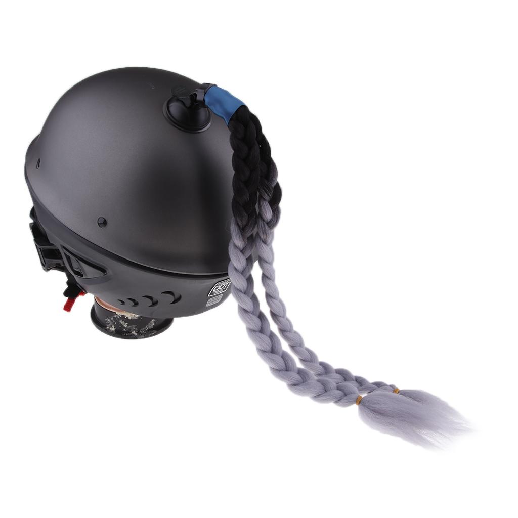 54cm/21'' Handmade Helmet Twist Braids Helmet Decorate Hair Helmet Wig