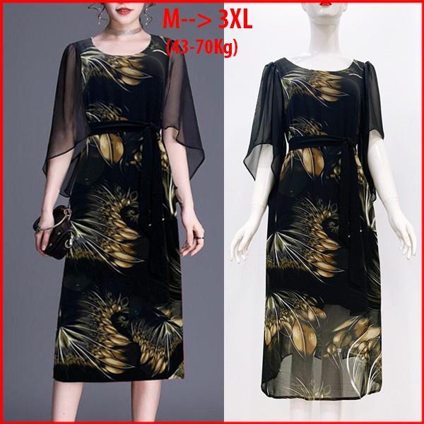 Đầm Trung Niên Dáng Suông Thắt Eo Cho Mẹ, Mẫu Váy Cho Mẹ Trung Niên Đi Tiệc Sang Trọng, Trẻ Trung