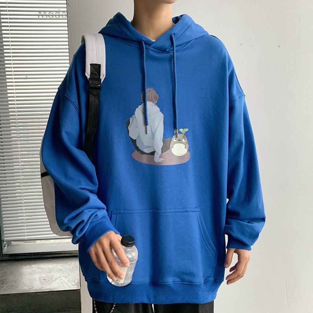 Áo cặp, áo hoodie đôi mùa thu đông dáng unisex form rộng chất nỉ bông