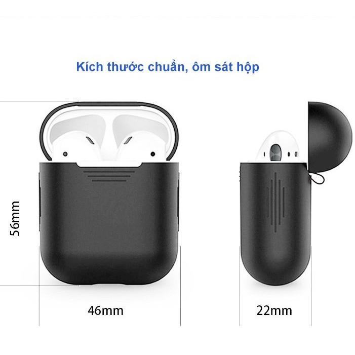 Ốp bảo vệ cho tai nghe Airpods 1/2/Pro, i12, i27... Chất liệu silicone dẻo siêu mỏng - Nhiều màu sắc