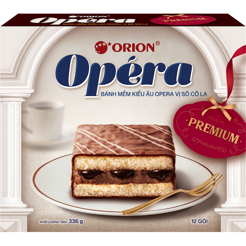 Bánh mềm kiểu Âu OPERA 336g (28g x 12 gói/hộp)