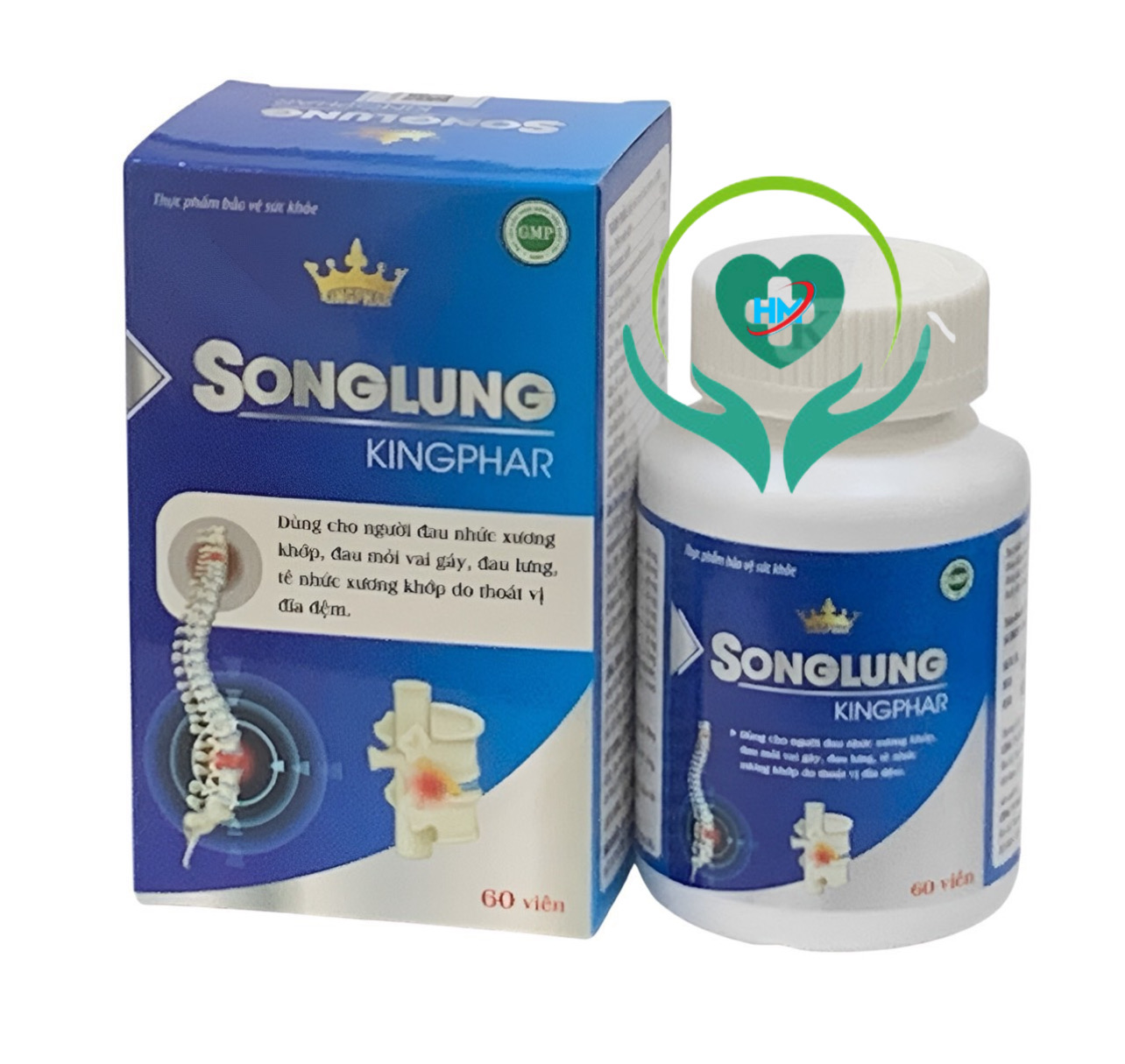 Viên uống Songlung Kingphar, hộp 60v, đau lưng, đau nhức xương khớp, thoát vị đĩa đệm