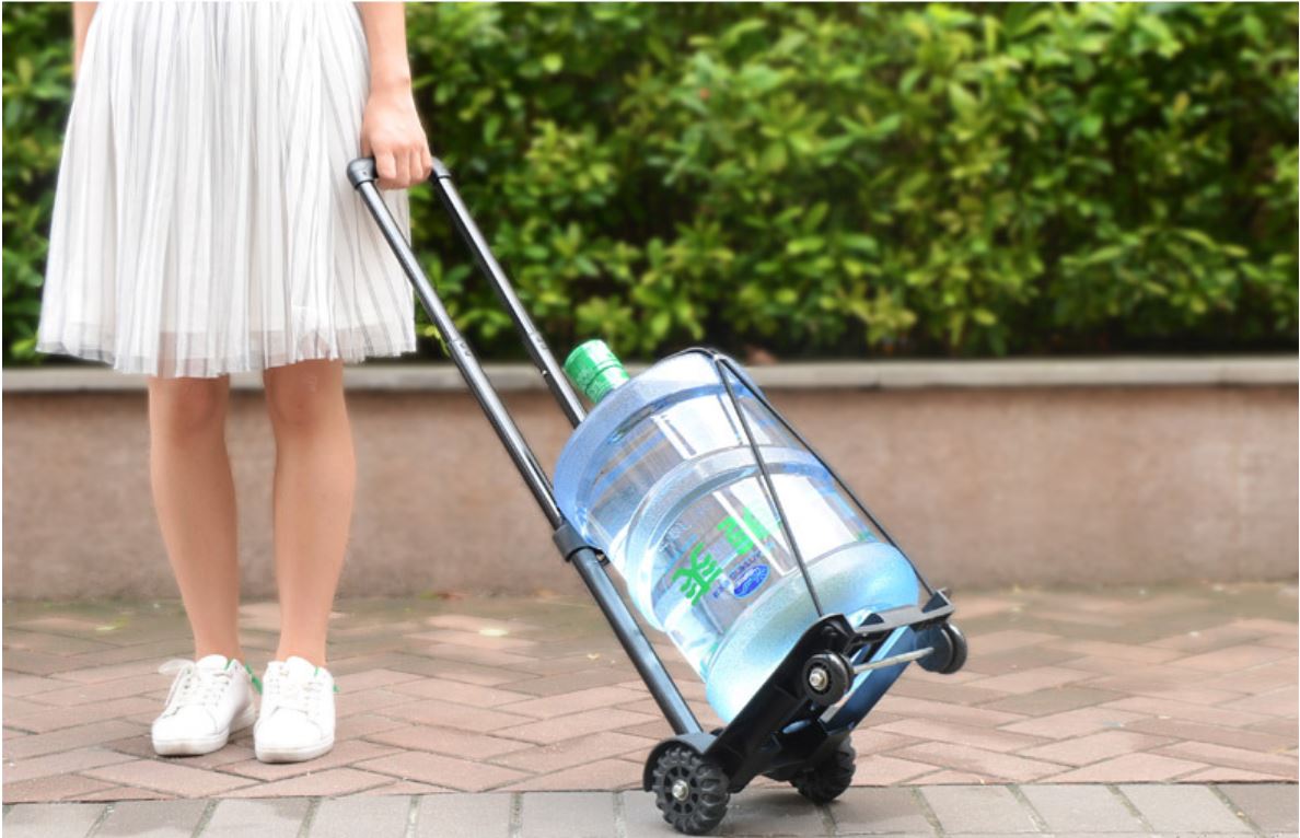 Xe Kéo Hàng Đa Năng Tiện Dụng Có dây chằng Tải Trọng 33kg-XKT02