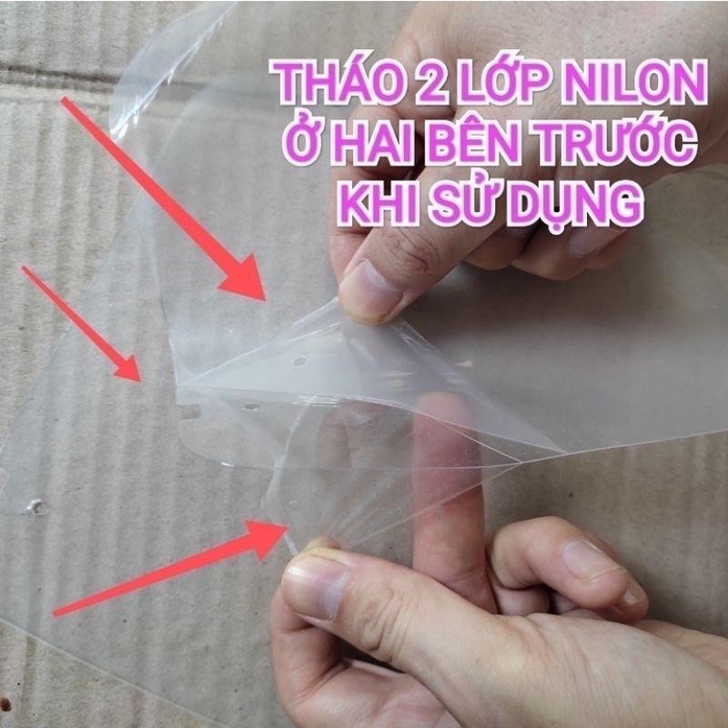 Kính chắn giọt bắn - mặt nạ chắn giọt bắn mica chống dịch, kính bảo hộ trong suốt