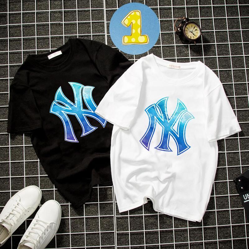 Album 52 - Bst áo thun unisex nam nữ form rộng thời trang NY đẹp vải dày mịn