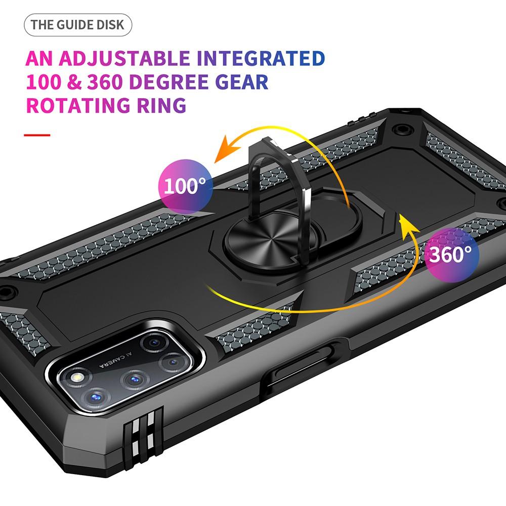 Ốp lưng cho Oppo A52 A92 chống sốc 2 lớp kèm nhẫn iring làm giá đỡ