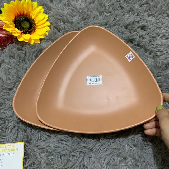 Dĩa nhựa DTG 09 màu nhám ngói