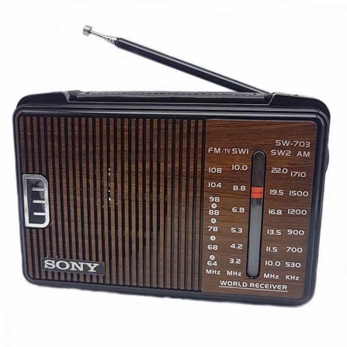 Radio nghe Đài Sw703 Máy nghe nhạc Mp3 đài FM, pin siêu trâu quà tặng người lớn siêu hay