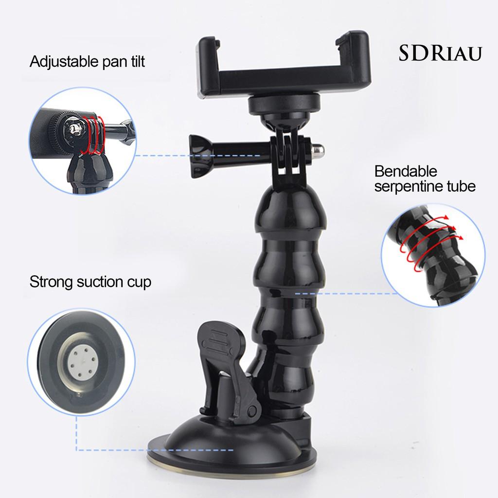 Giá Đỡ Camera Hành Trình Gopro Hero 7 / 6 / 5 Có Giác Hút Gắn Xe Hơi Tiện Dụng