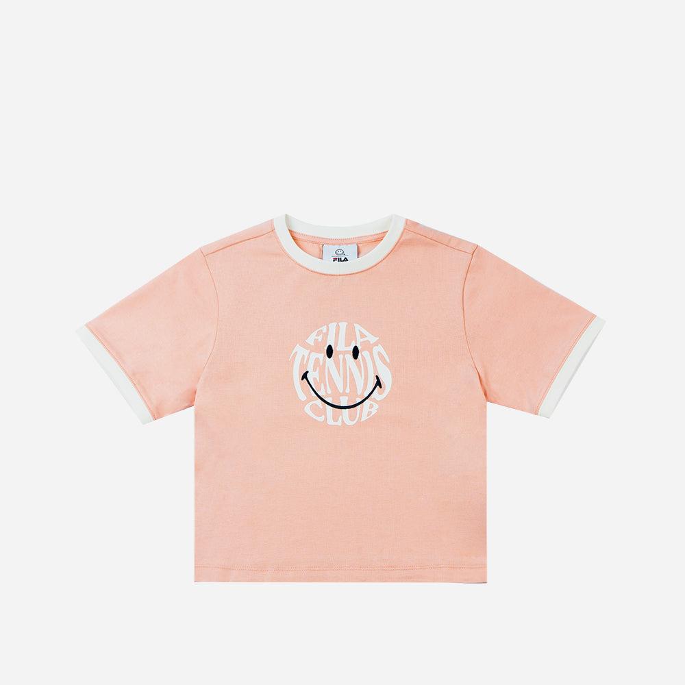 Áo thun thể thao nữ Fila Tennis Club X Smiley - FW2RSF4S03F-DPK