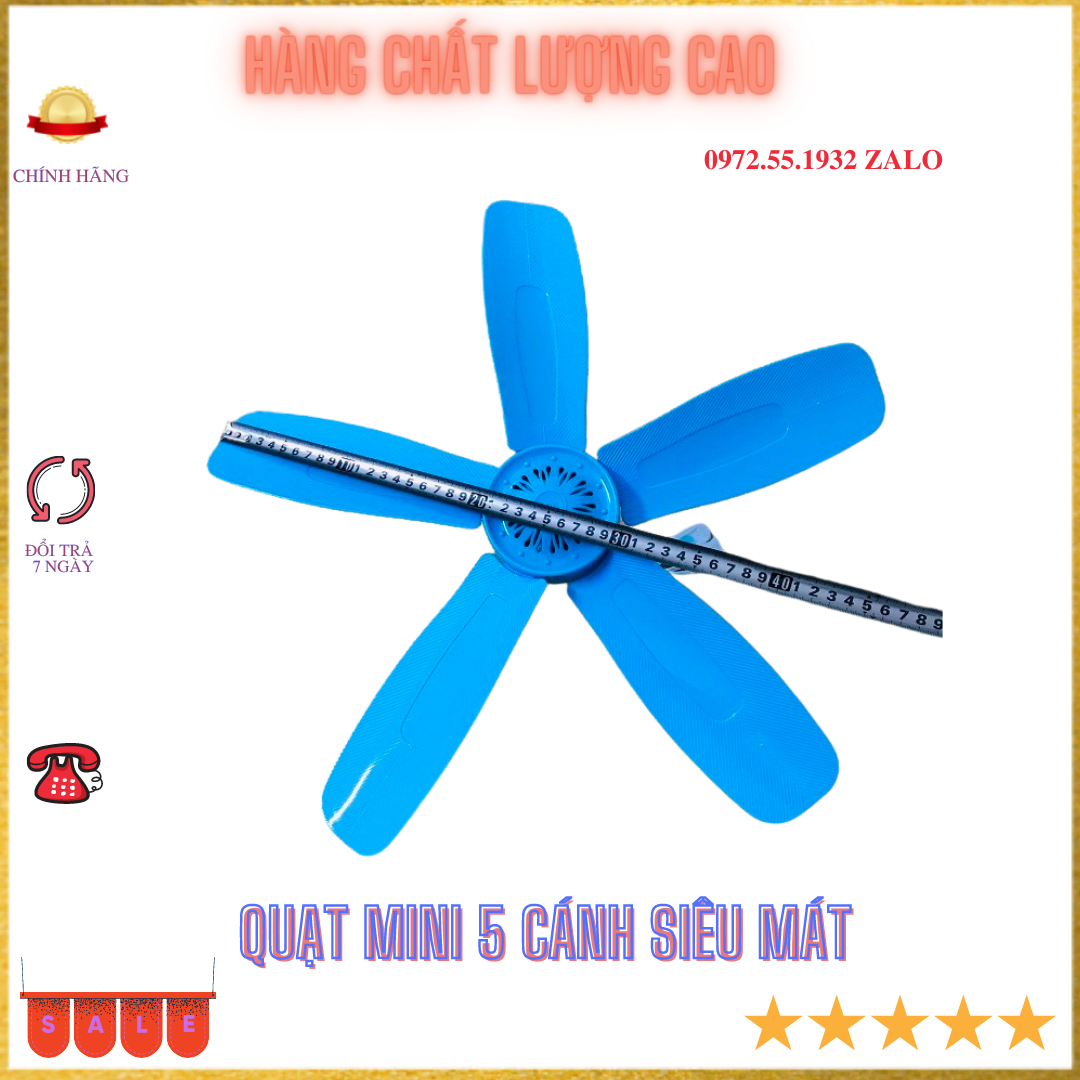 Quạt mini sải cánh 450 siêu mát