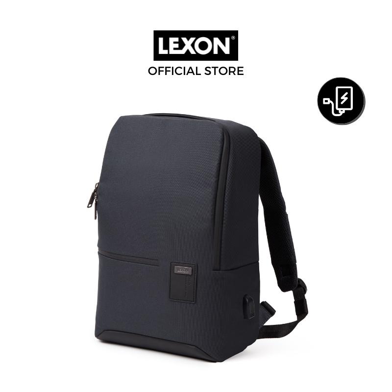 Balo Laptop LEXON size 14inch kèm cổng sạc USB - TRACK+ BACKPACK 14&quot; - Hàng chính hãng