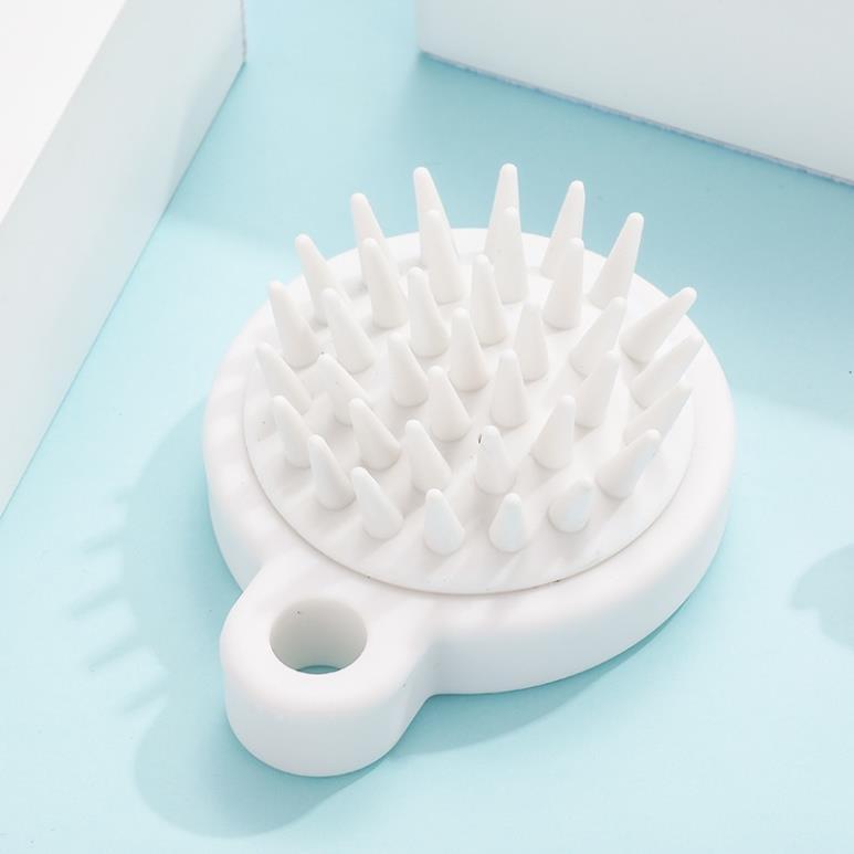 Lược Silicon Gội Đầu Chải Tóc Nhật Bản/ Bàn Chải Gội Massage Da Đầu - Giảm Rụng Tóc - Kích Thích Mọc Tóc (Có Hộp)