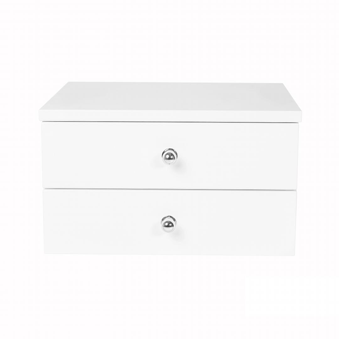 Tủ gỗ đầu giường hiện đại SMLIFE Naomi | Gỗ MDF dày 17mm chống ẩm | D40xR35xC26cm