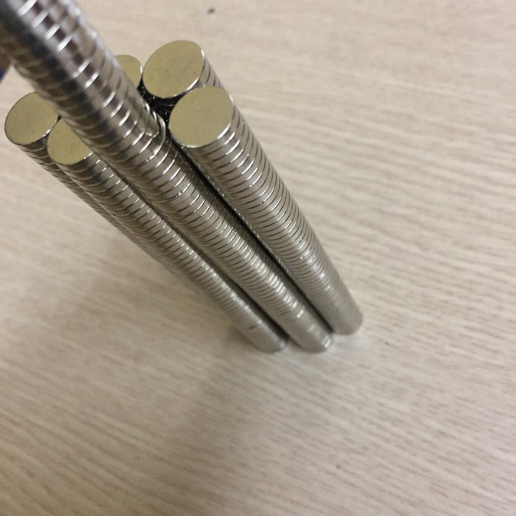 Com bo 10 viên Nam châm kích thước 10x2mm