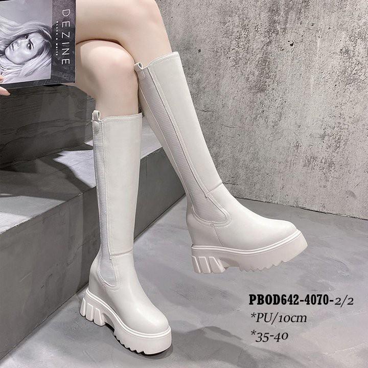 Giày BOOT cao cổ đế cao 10cm PBOD642-4070