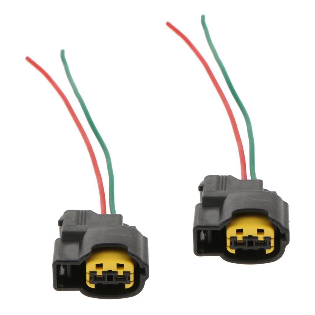 2pcs Ignition  Connector  Plug Harness 2 way