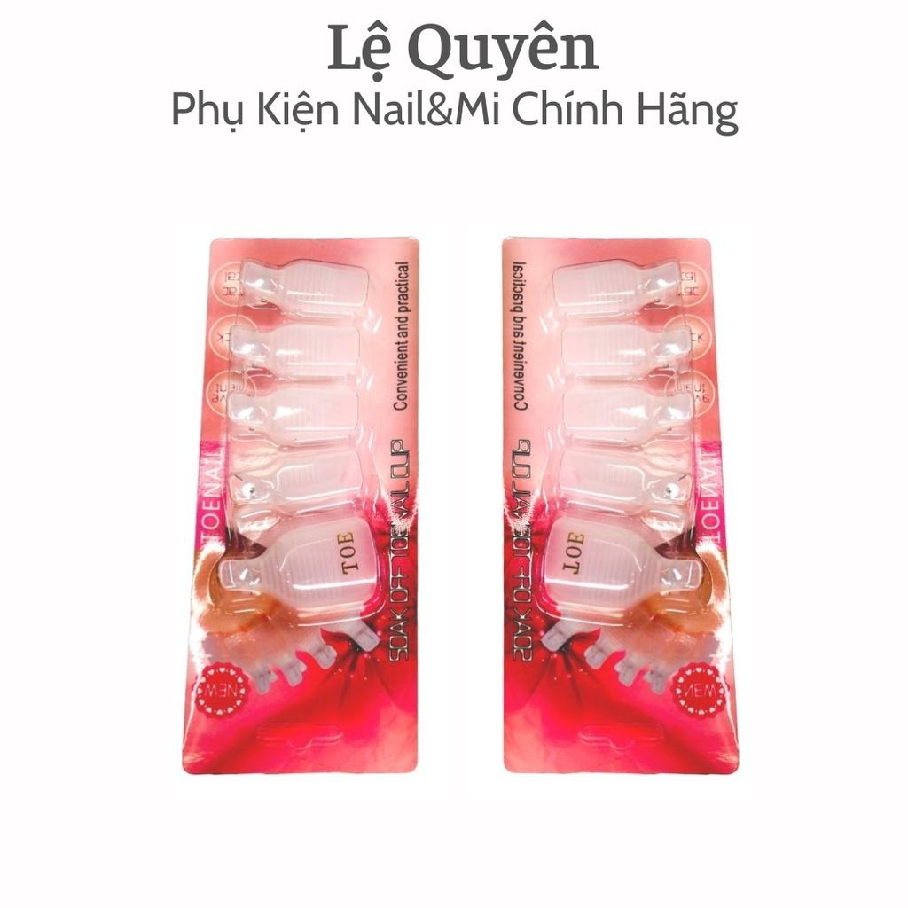 Kẹp Ủ Tháo Gel Móng Chân_Bộ 5 Kẹp Bền Chắc Chuyên Nghành Nail