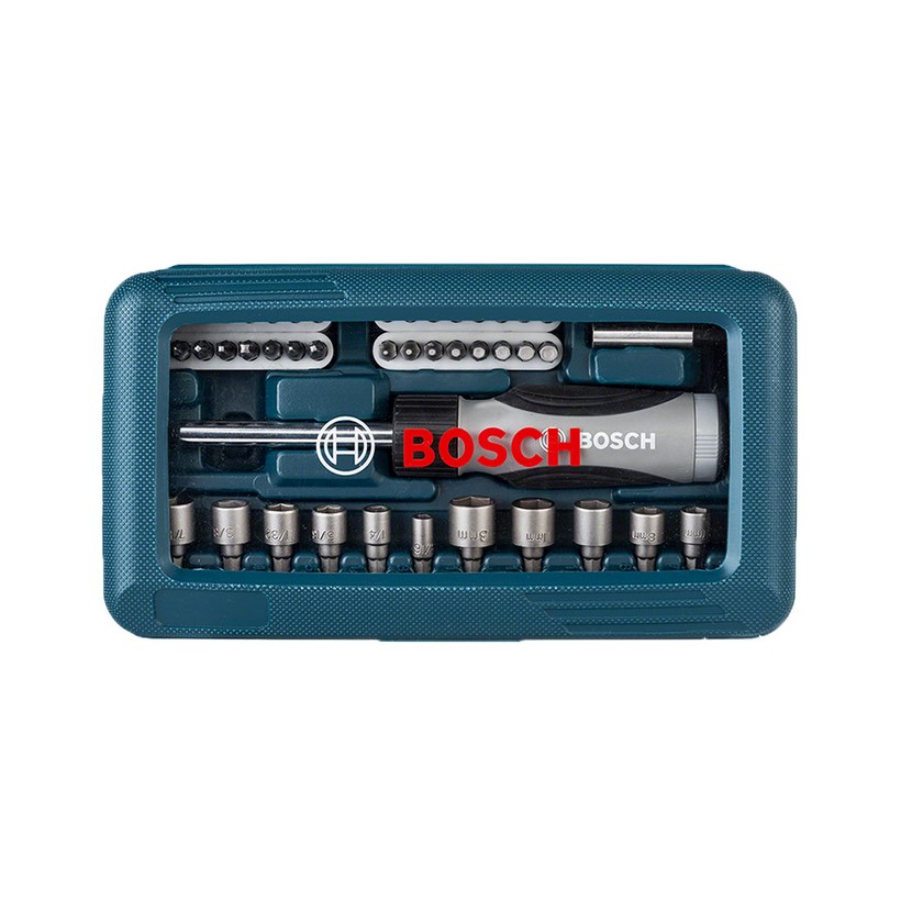 Bộ máy khoan động lực Bosch GSB 550 MP SET 19 chi tiết + Bộ vặn vít đa năng Bosch 46 món