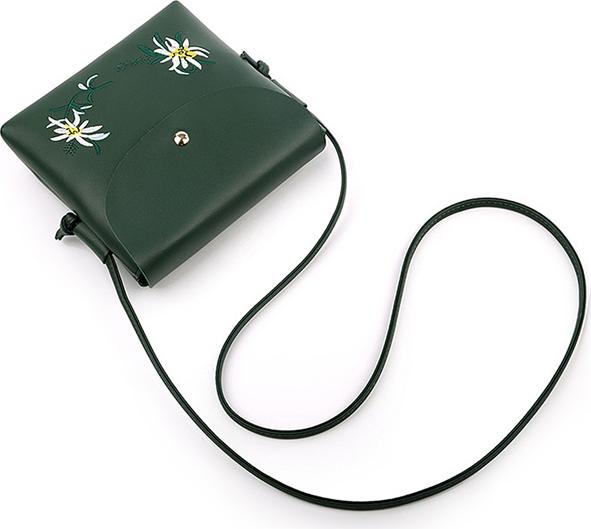 Túi Hộp Nữ Mini Thêu Hoa
