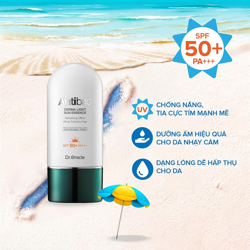 Kem Chống Nắng DR.ORACLE Derma Light Sun 60ml - SPF50+ Bảo Vệ Khỏi Tia UV & PA+++ Dưỡng Ẩm Cho Da Nhạy Cảm