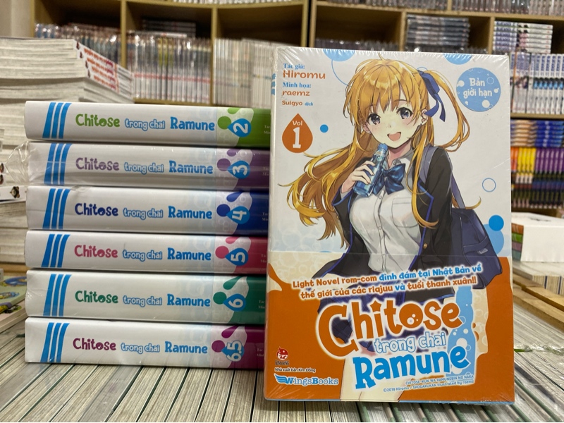 Sách - Chitose trong chai ramune (combo 7 tập từ tập 1 đến 6.5)