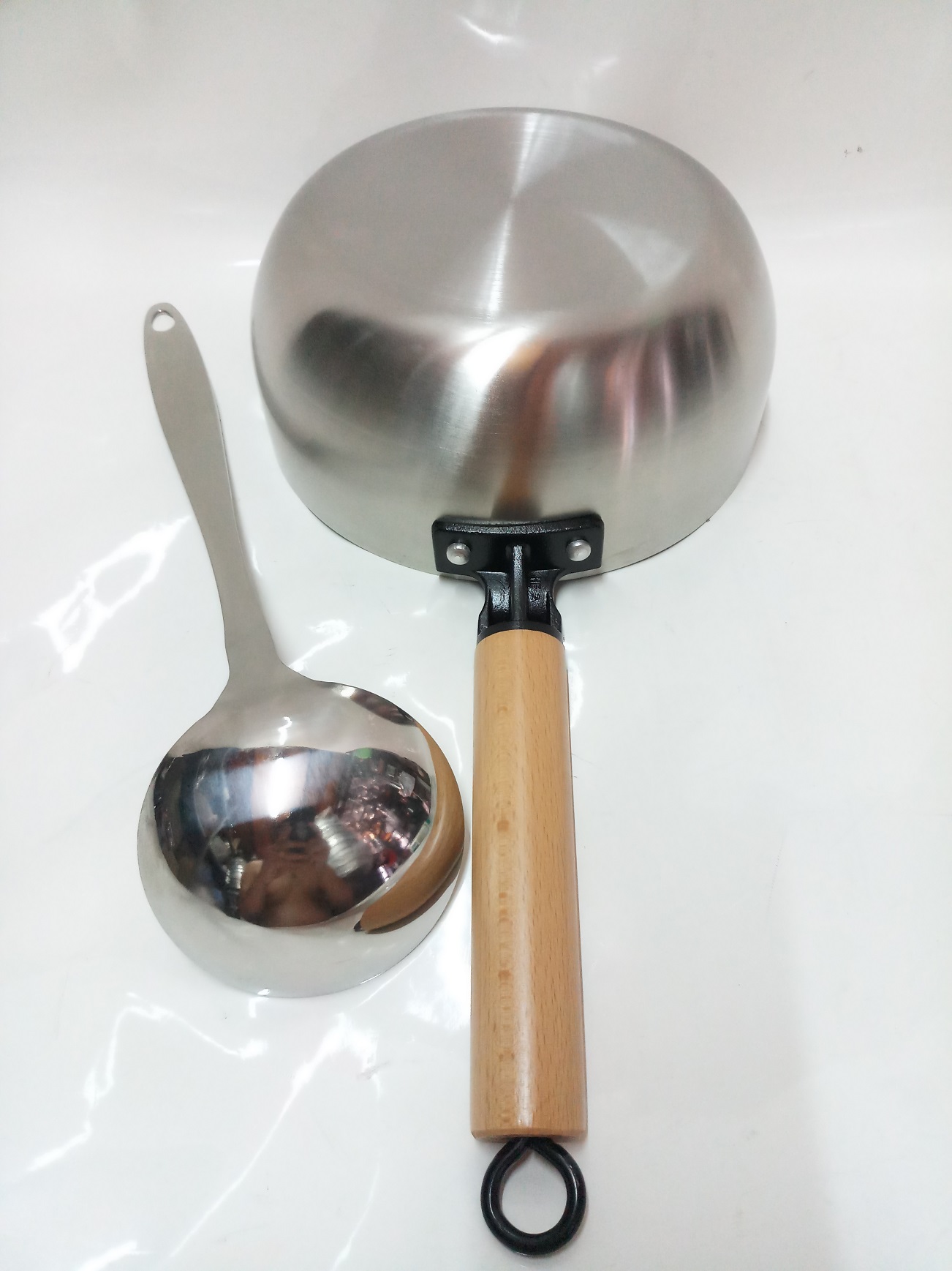 COMBO 1 CA INOX CÁN GỖ CAO CẤP+1 VÁ INOX.